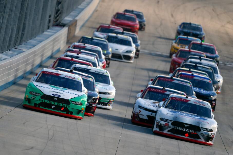All three Mustang drivers move on in the NASCAR Xfinity playoffs, now into the Round of 8. All three Mustang drivers move on in the NASCAR Xfinity playoffs, now into the Round of 8.